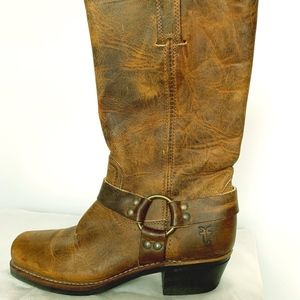 Frye Women's Crazy Horse Harness 12R Boot